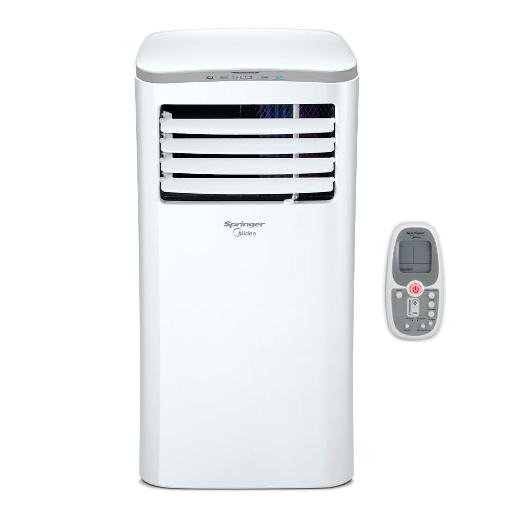 Ar-condicionado Portátil Springer Midea 220V com Timer, Modo Silencioso e Design Moderno