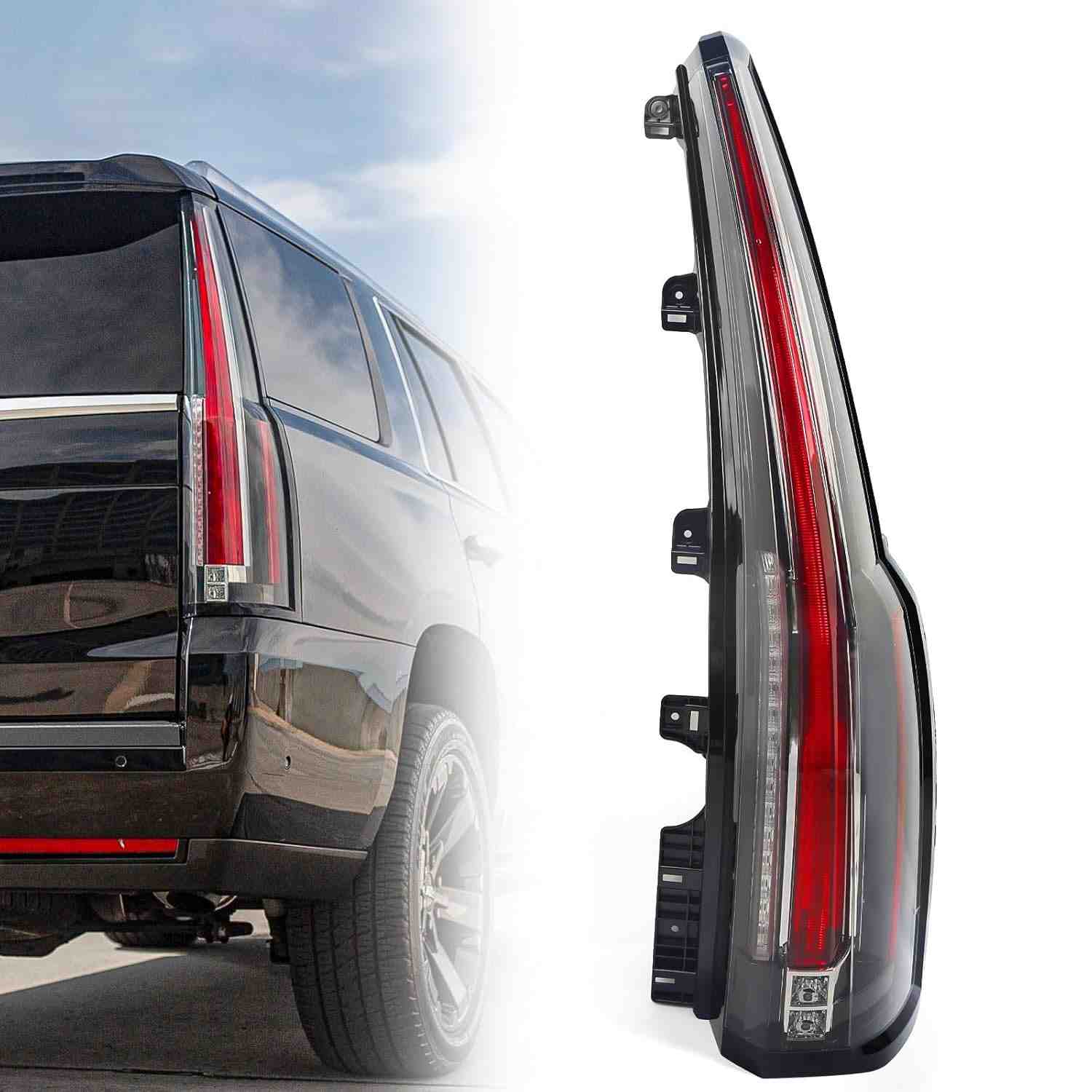 Lanterna Traseira LED Direita Cadillac Escalade 2015-2020 - Estilo OE (Passageiro)