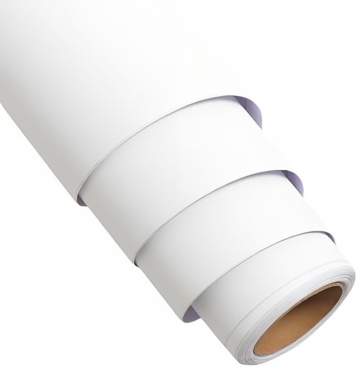 Adesivo Vinil Branco Fosco 6m x 1m - Transforme sua Geladeira e Móveis com Estilo e Durabilidade