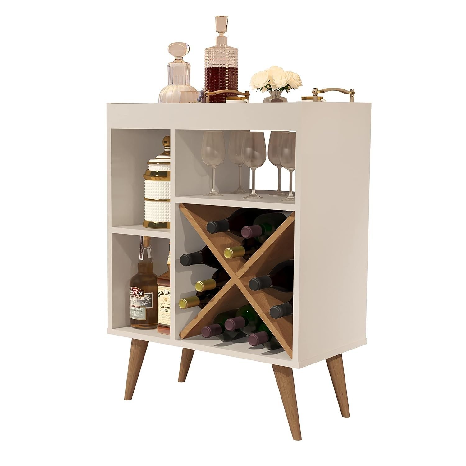 Aparador Porto Belo - Buffet com Adega e Design Moderno para Sala e Bar