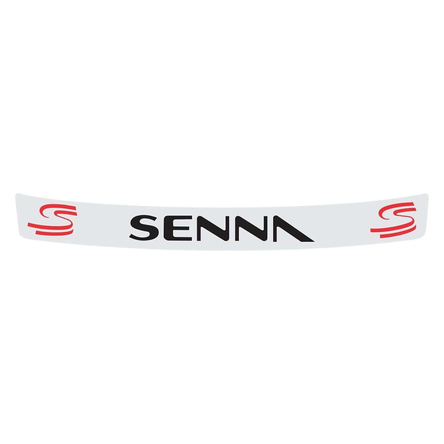 Adesivo Viseira Capacete Senna Refletivo - Segurança e Estilo para Pilotos