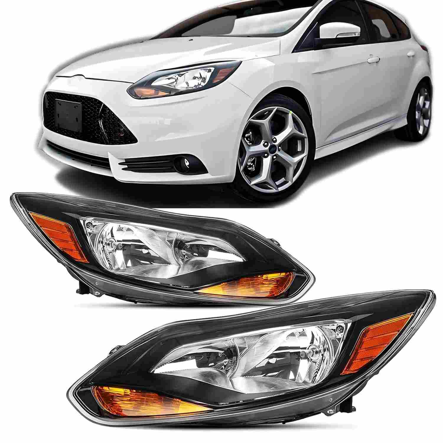 Kit Faróis Ford Focus 2012-2014: Iluminação Completa e Durável | Lâmpadas Inclusas