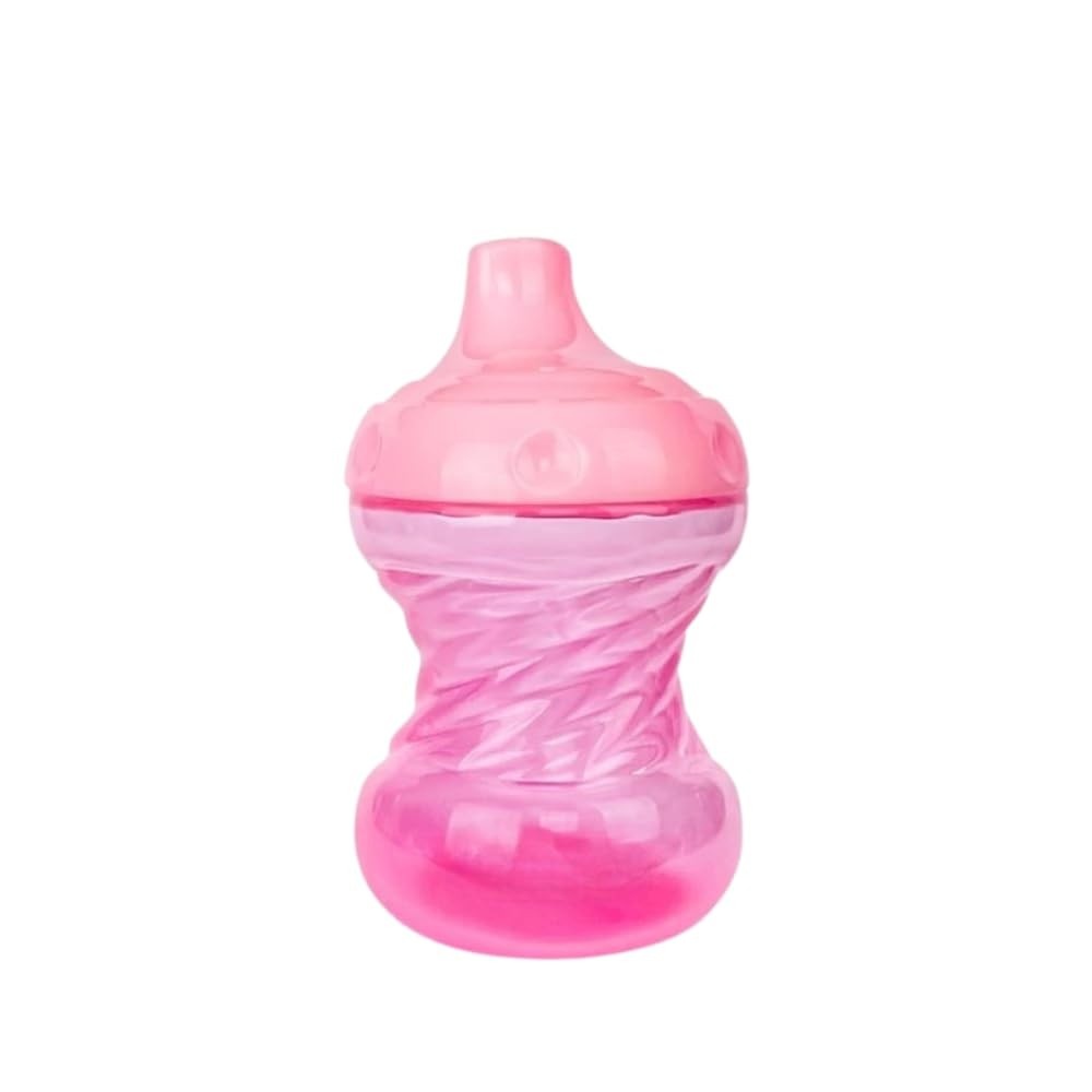 Copo com Bico Rosa 240ml para Bebê - Polipropileno Seguro e Resistente a Mordidas