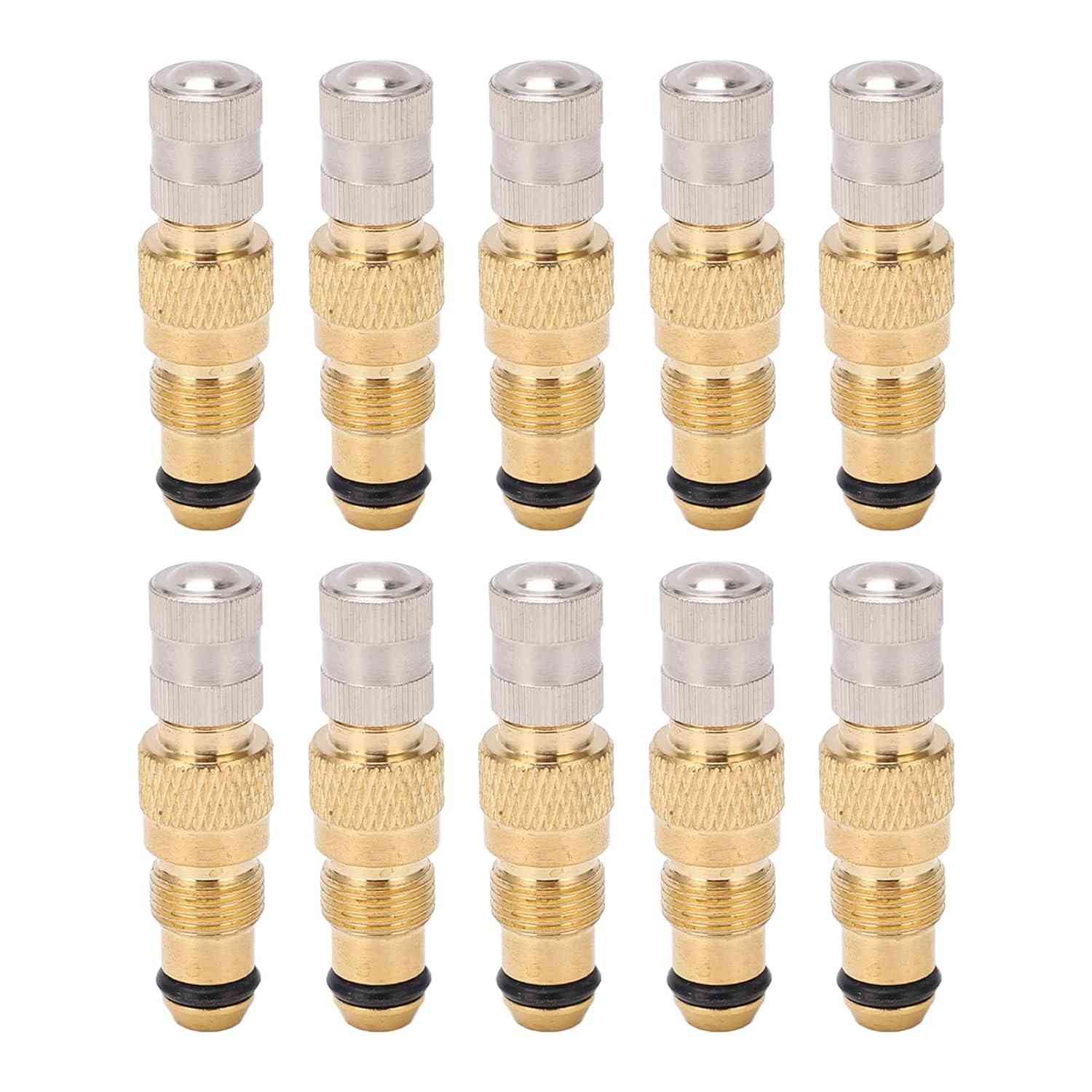 Kit 10 Válvulas de Latão TR218A para Pneus de Trator com Lastro Líquido - Durabilidade e Segurança