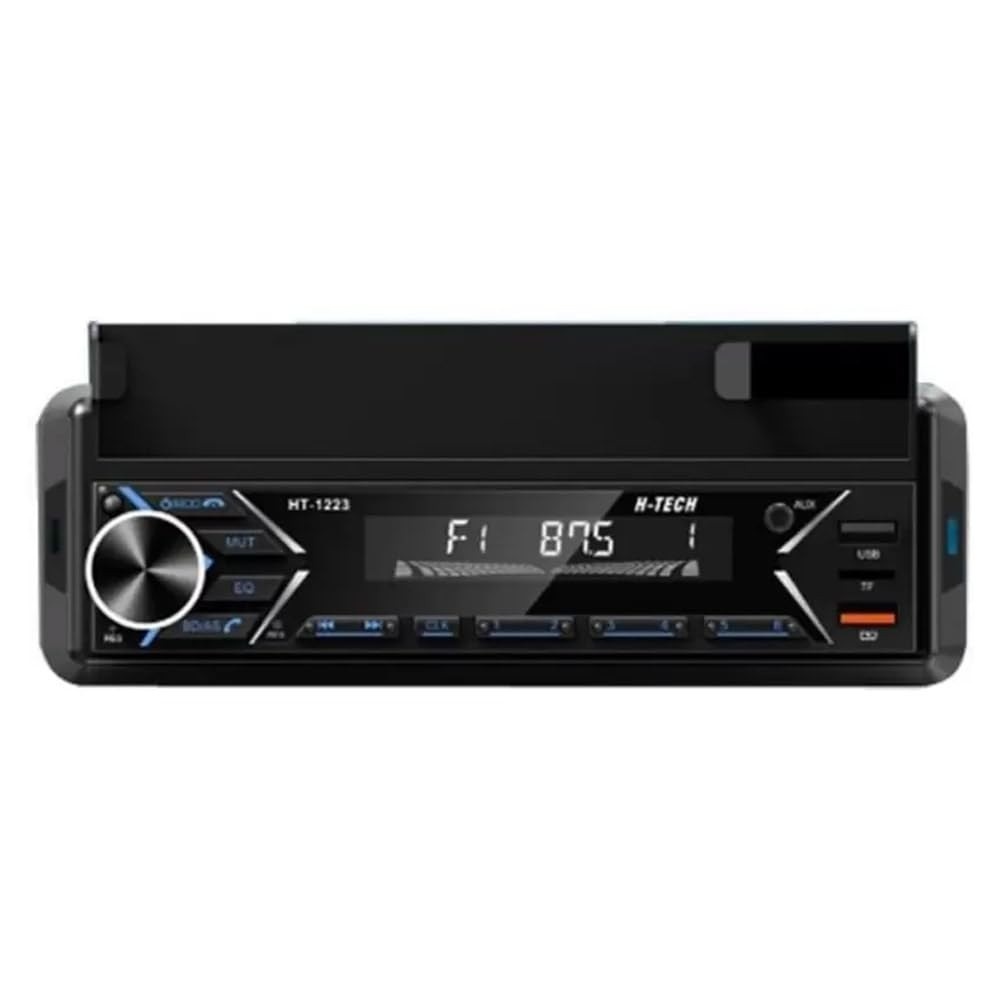 Som Automotivo H-Tech HT-1223: Rádio Bluetooth com Suporte para Celular e APP