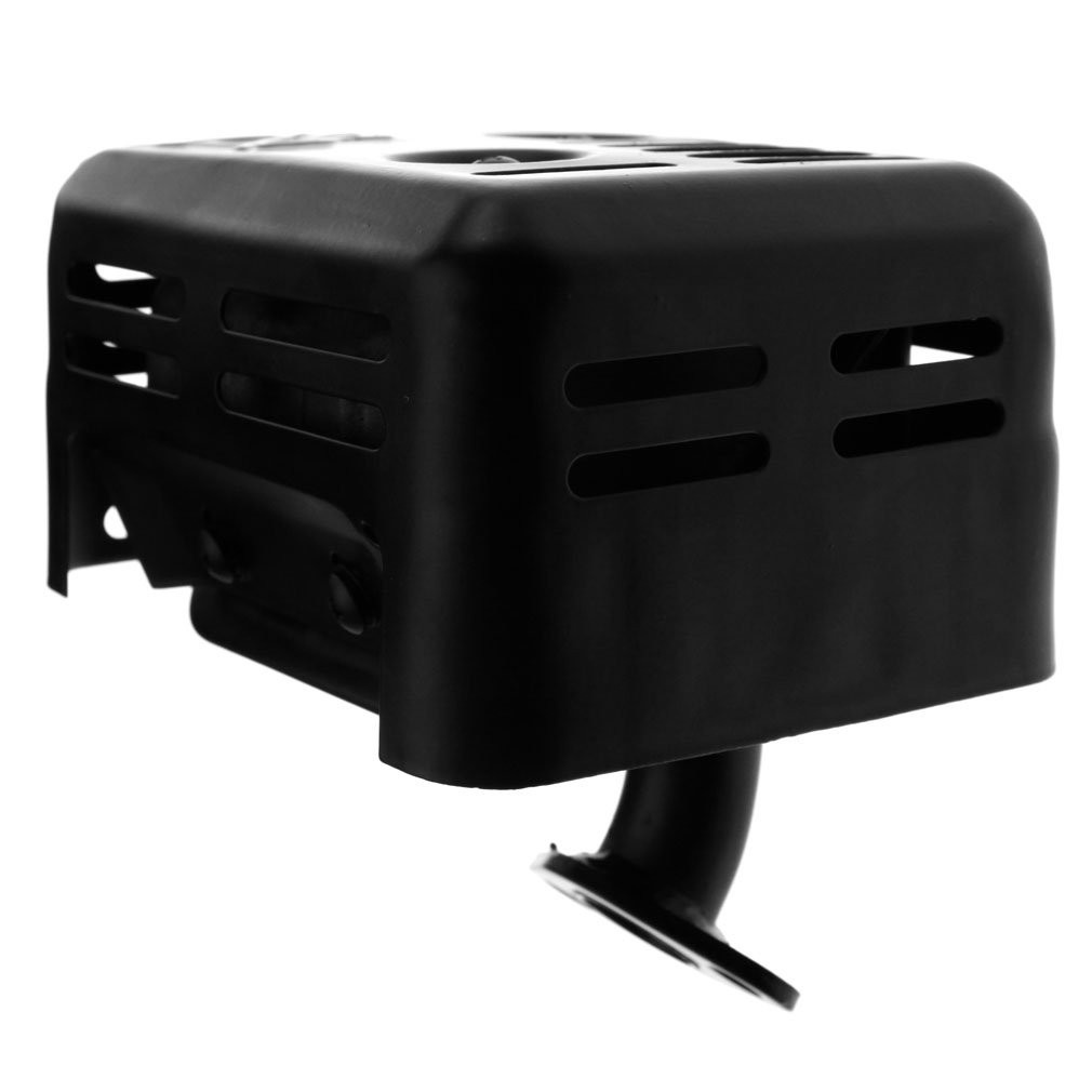 Silenciador de Exaustão Preto para Honda GX110, GX120 e outros - Durabilidade e Performance