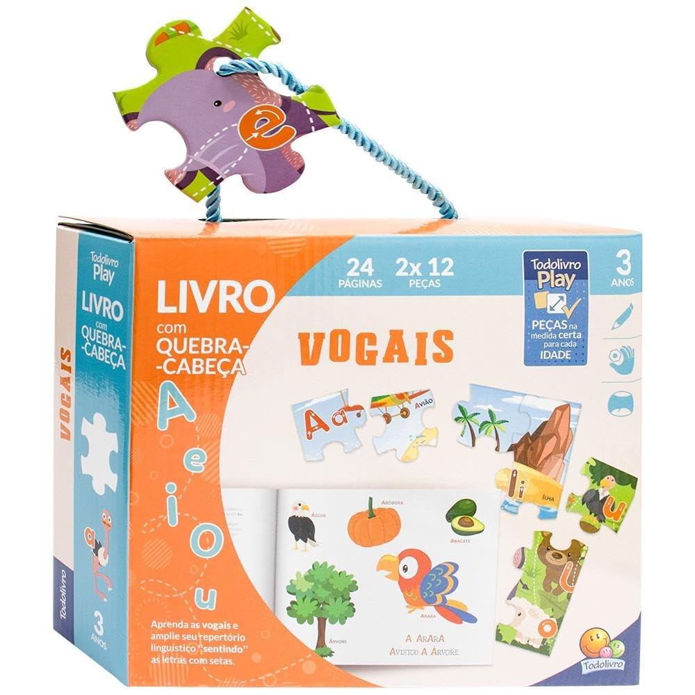 Todolivro Play QC 3A Vogais: Alfabetização Divertida e Interativa para Crianças