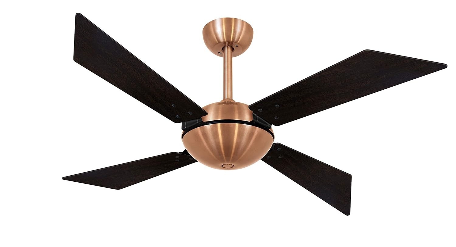 Ventilador de Teto Cobre 4 Pás Volare Tech Office Tabaco 127V | Moderno, Silencioso e Econômico