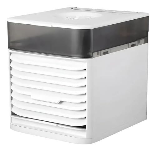 Mini Climatizador de Ar Portátil 3 em 1 com Timer e 3 Velocidades | Umidificador e Ventilador USB Compacto