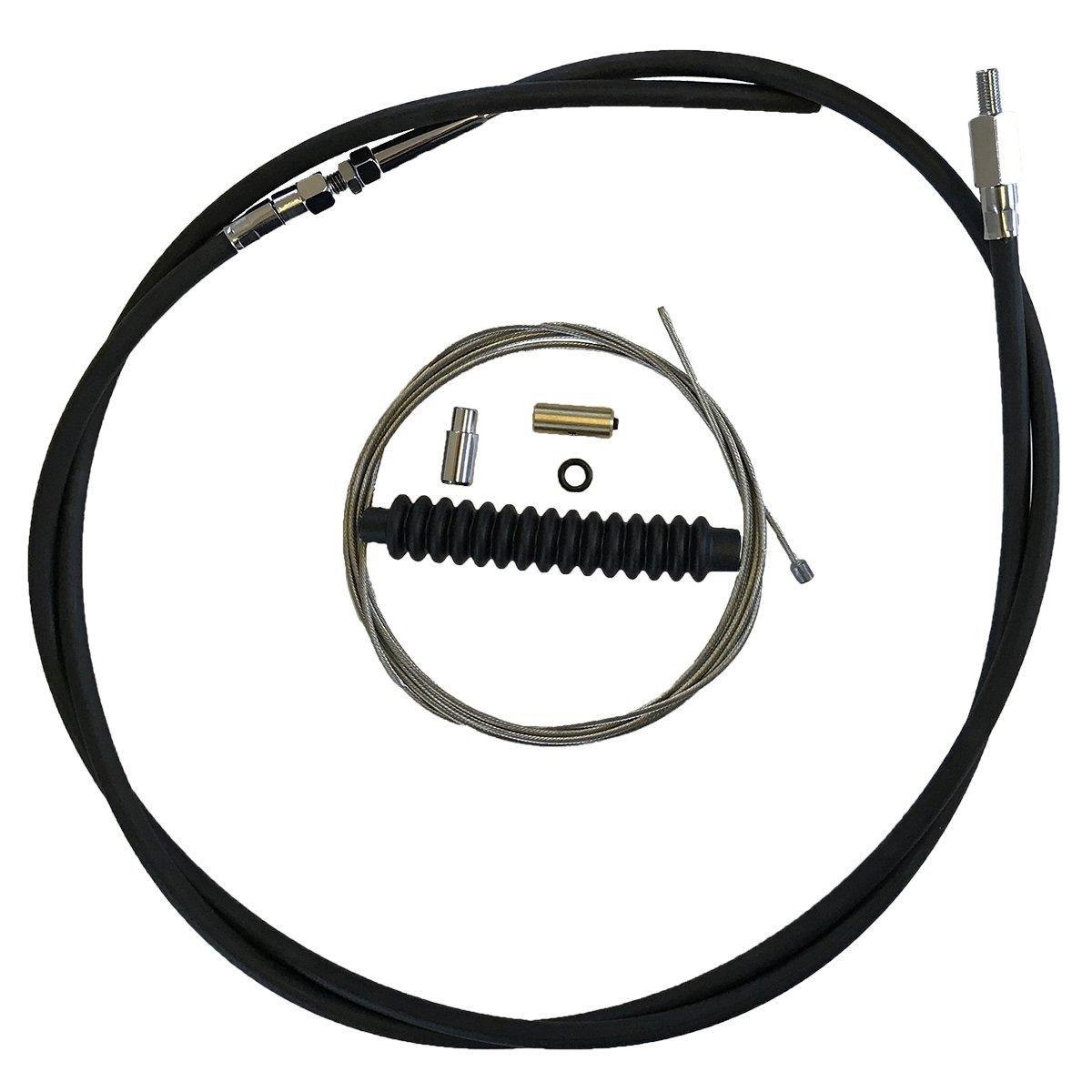 Kit Cabo de Embreagem Venhill U01-1-201-BK para Harley-Davidson Twin Cam V-Twin: Instalação Fácil e Completa