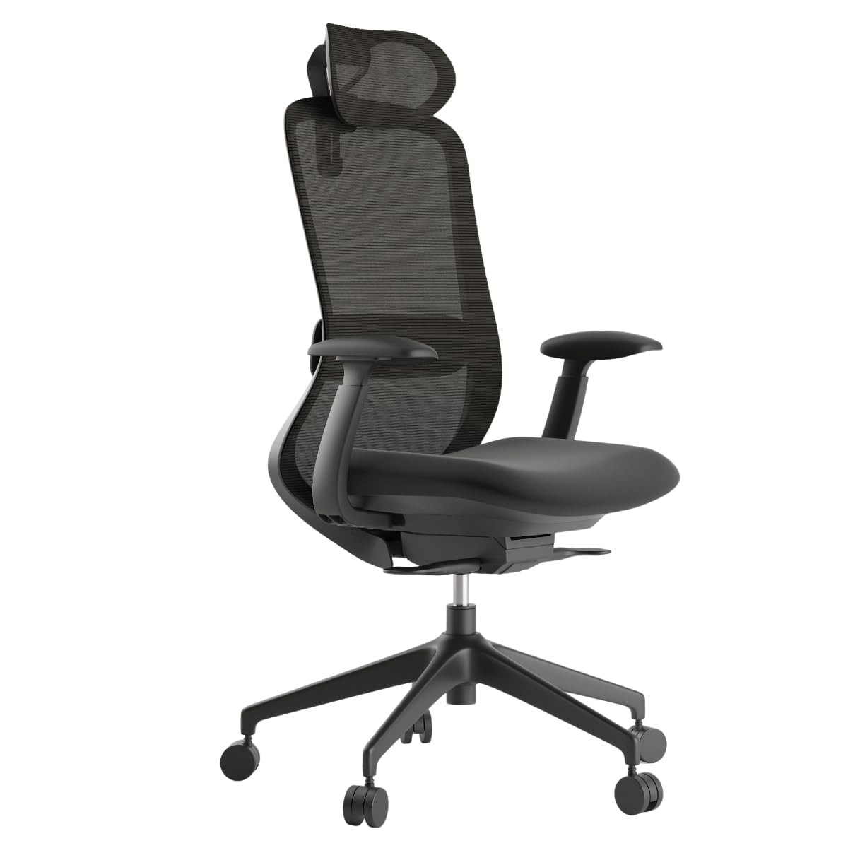 Cadeira de Escritório Flexor Ergonômica Premium Reclinável 150kg com Braços 4D (Preta)