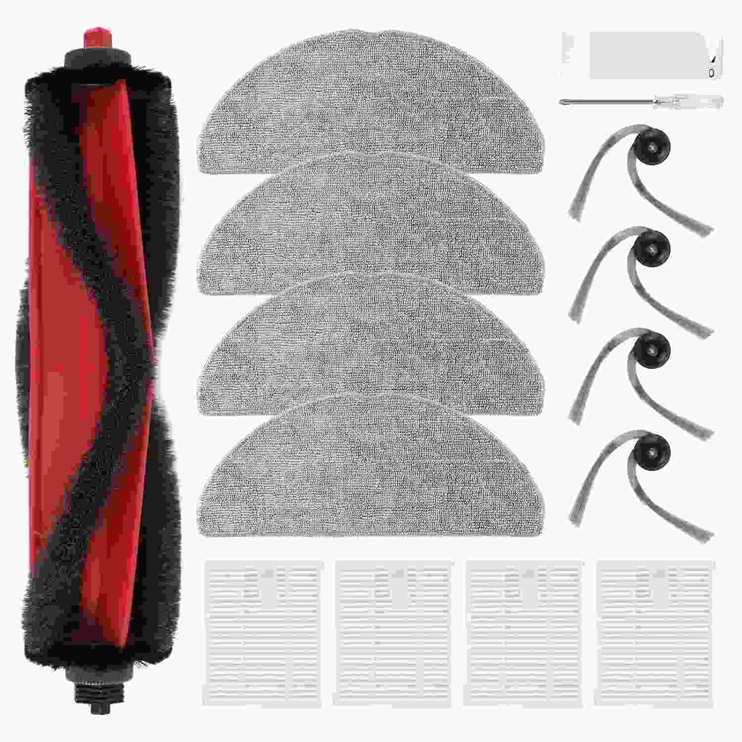 VIEWALL Kit de Acessórios Roborock Q7 M5 - Escova, Filtros HEPA, Esfregões e Mais