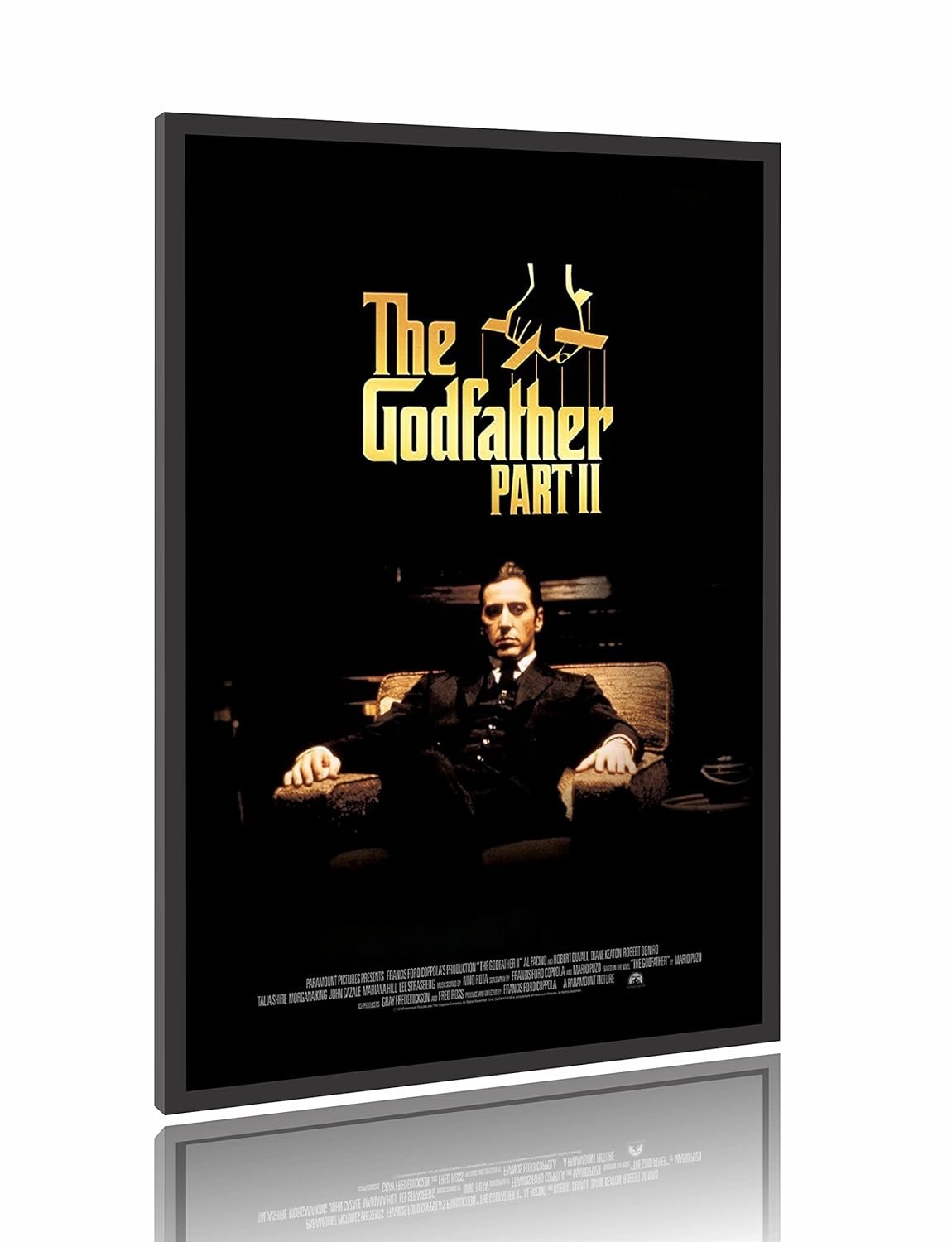Quadro Pôster Filme O Poderoso Chefão 2 M1 60x90 - Decore com Estilo e Personalidade