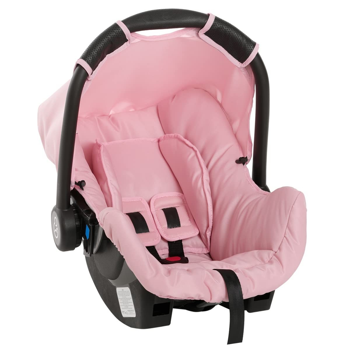 Bebê Conforto Galzerano Grid Rosa: Segurança e Estilo para seu Pequeno (0-13kg)