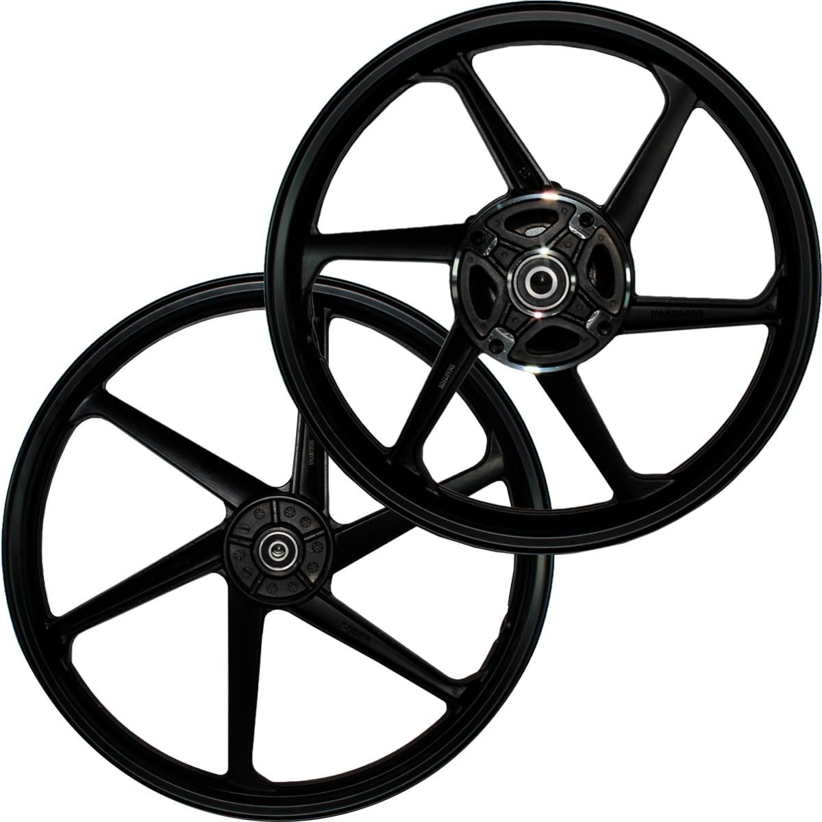 Par de Rodas Liga Leve Freio a Tambor CG 125 Fan Titan KS KSE (2000-2008) com Rolamentos