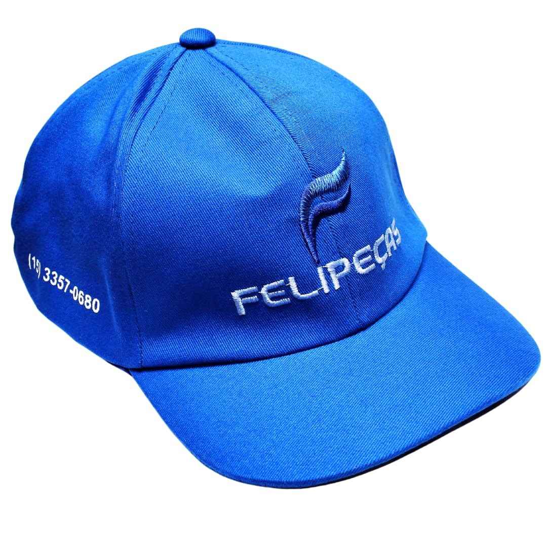 Boné Felipeças Tamanho:Ajustável;Cor:Azul