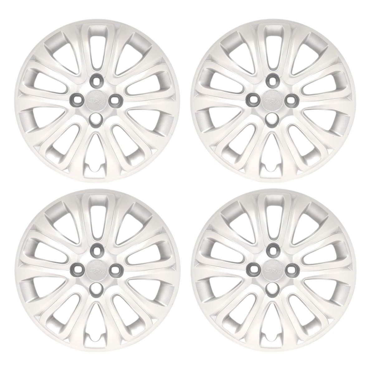 Kit 4 Calotas Aro 15 Prata para Fiat Punto (2015-2016) - Design Moderno e Proteção