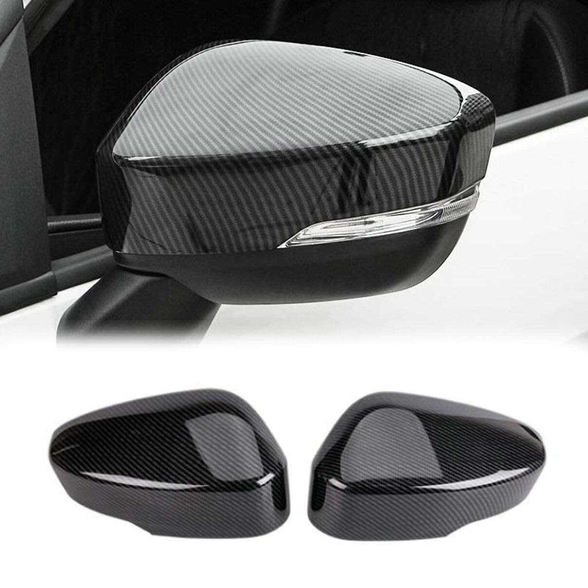 Capas Retrovisor Fibra de Carbono Mitsubishi Eclipse Cross 2018-2023 - Estilo Esportivo Premium