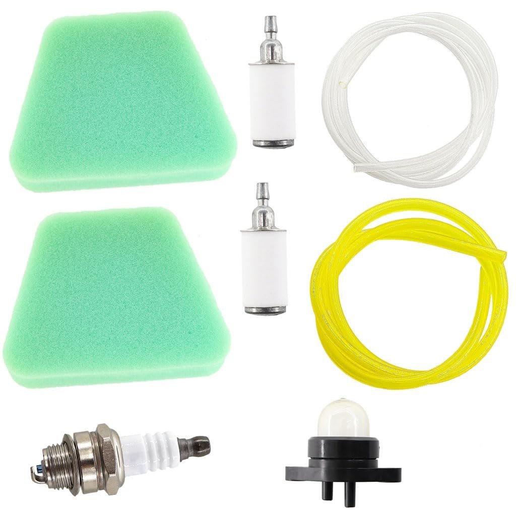Kit Manutenção Motosserra HURI: Filtro Ar/Combustível, Linha, Lâmpada e Vela para Craftsman Poulan