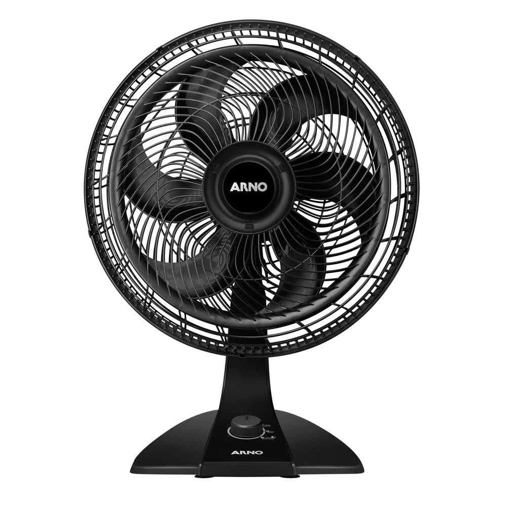 Arno Ventilador Turbo Force de Mesa 40cm - Potência e Economia com Design Moderno