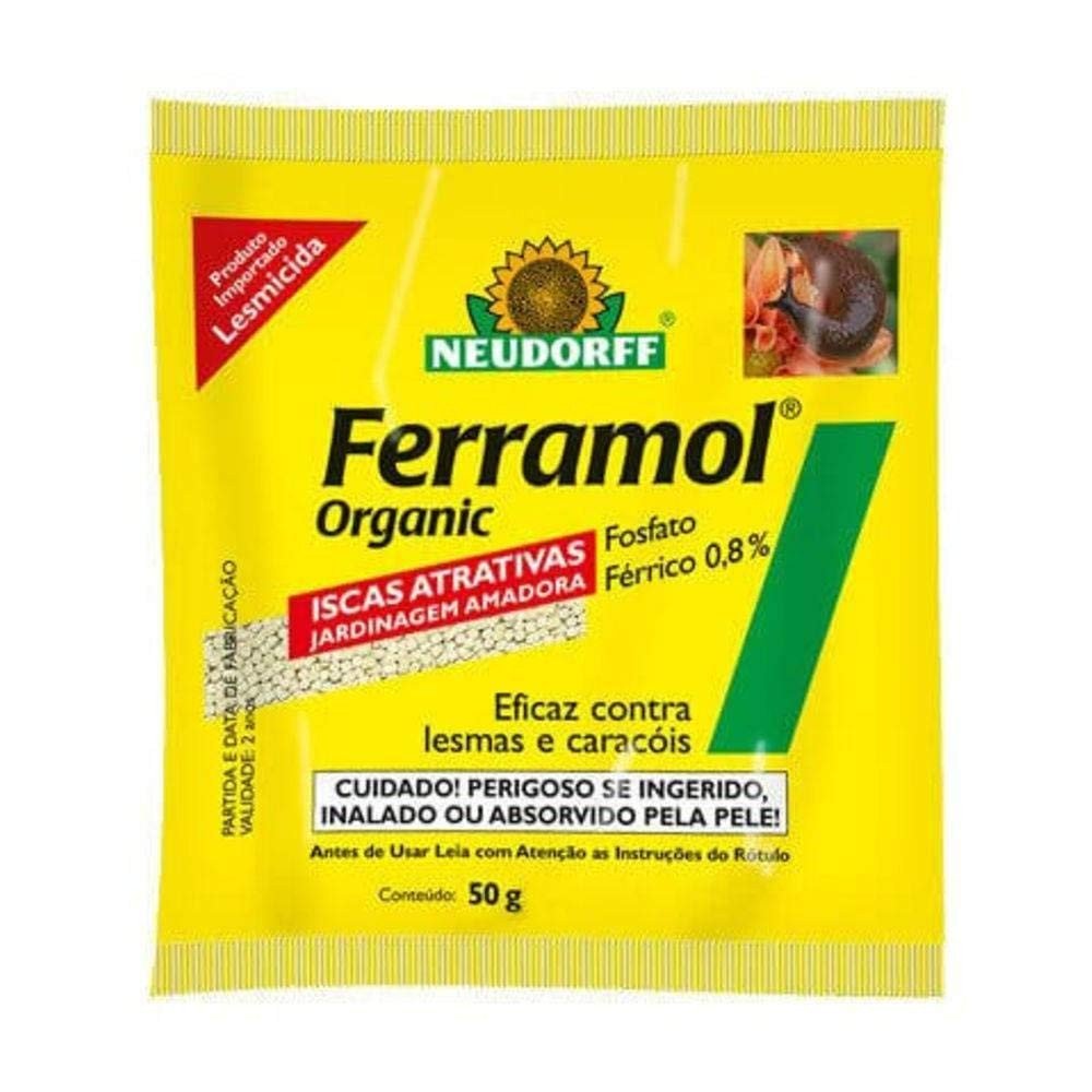 Lesmicida Ferramol Organic Neudorff 50 g