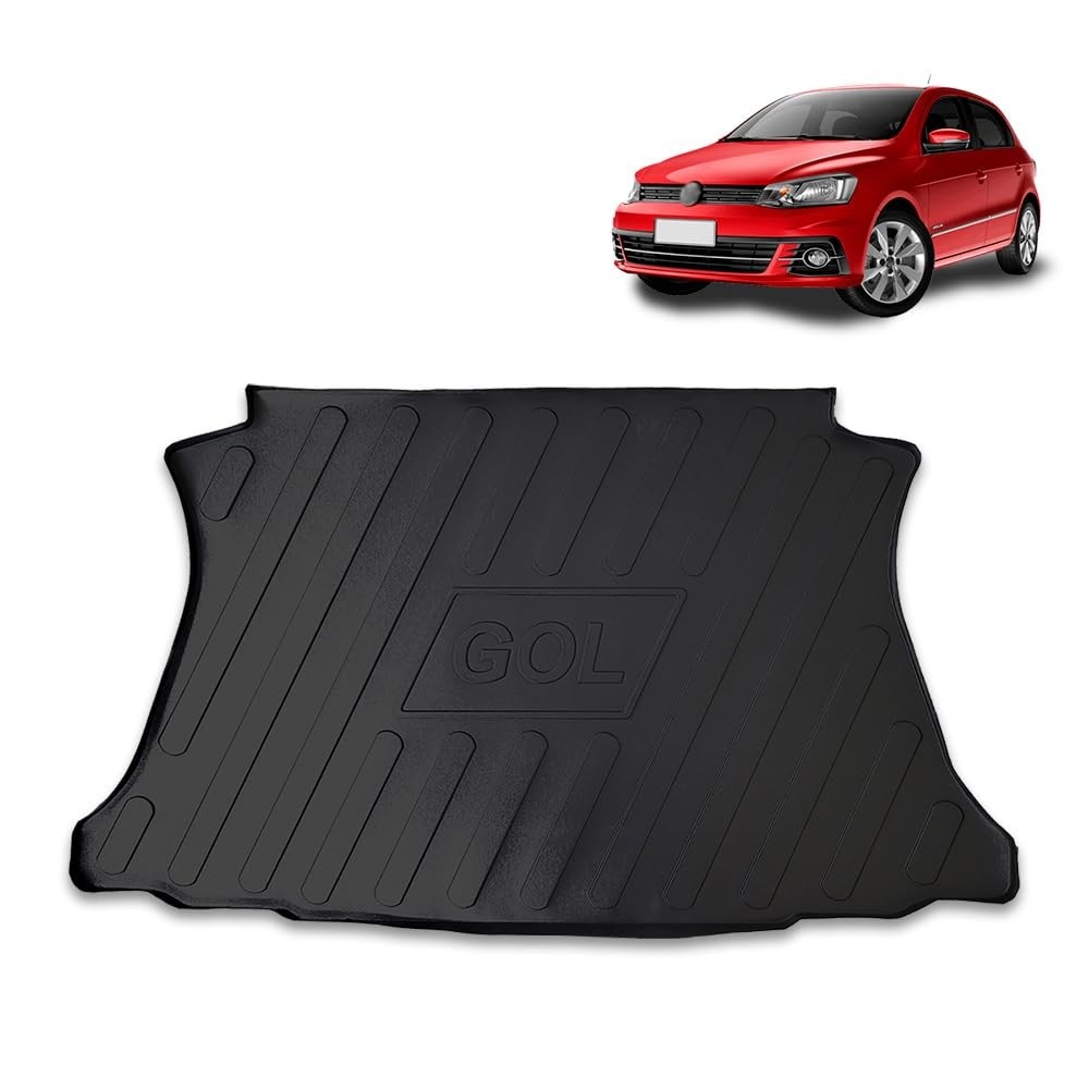 Protetor de Porta-Malas em Relevo para Gol G6 G7 G8 (2013-2022) - Tapete Bandeja Premium