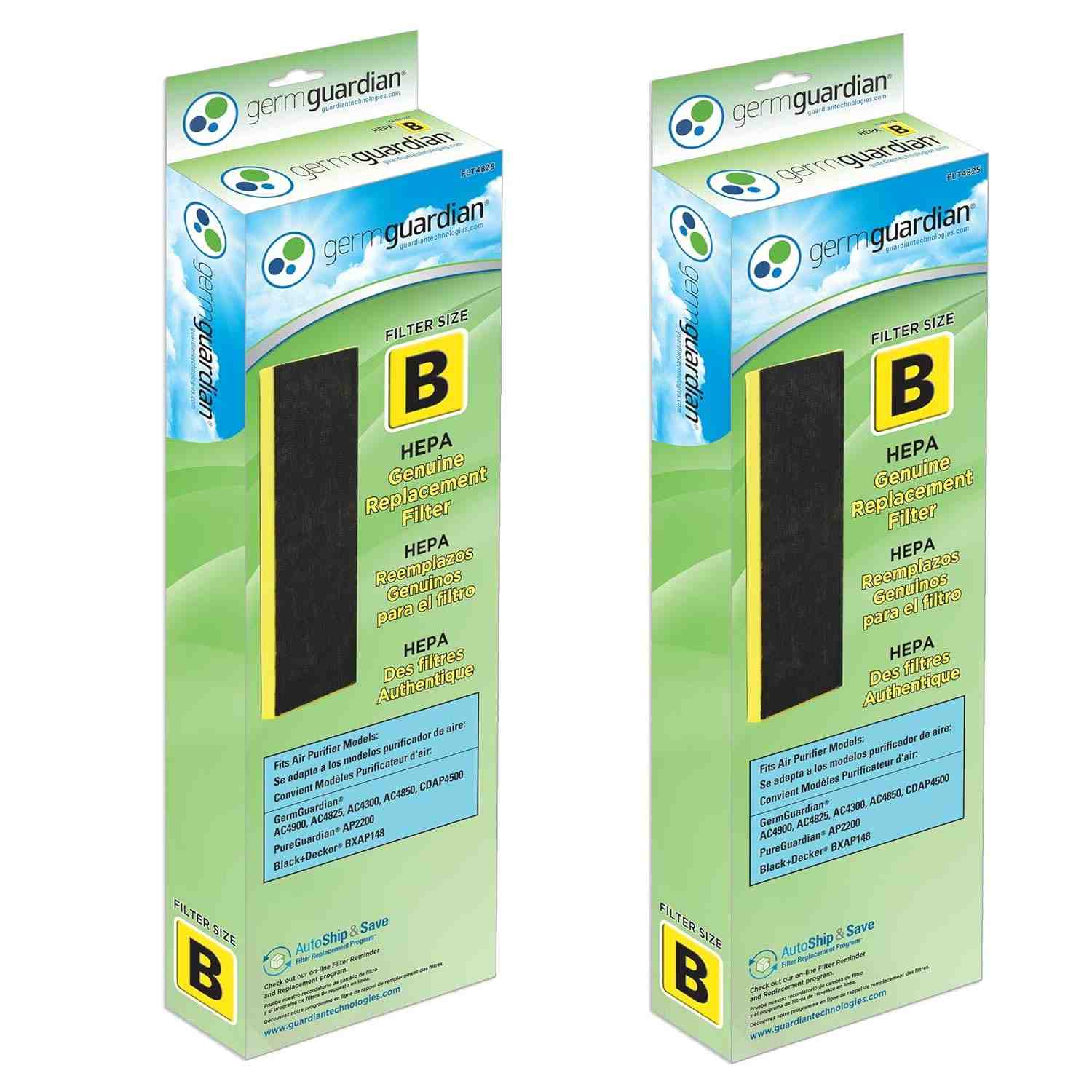 Filtro HEPA Genuine GermGuardian - Purificação Avançada com 99,97% de Eficiência