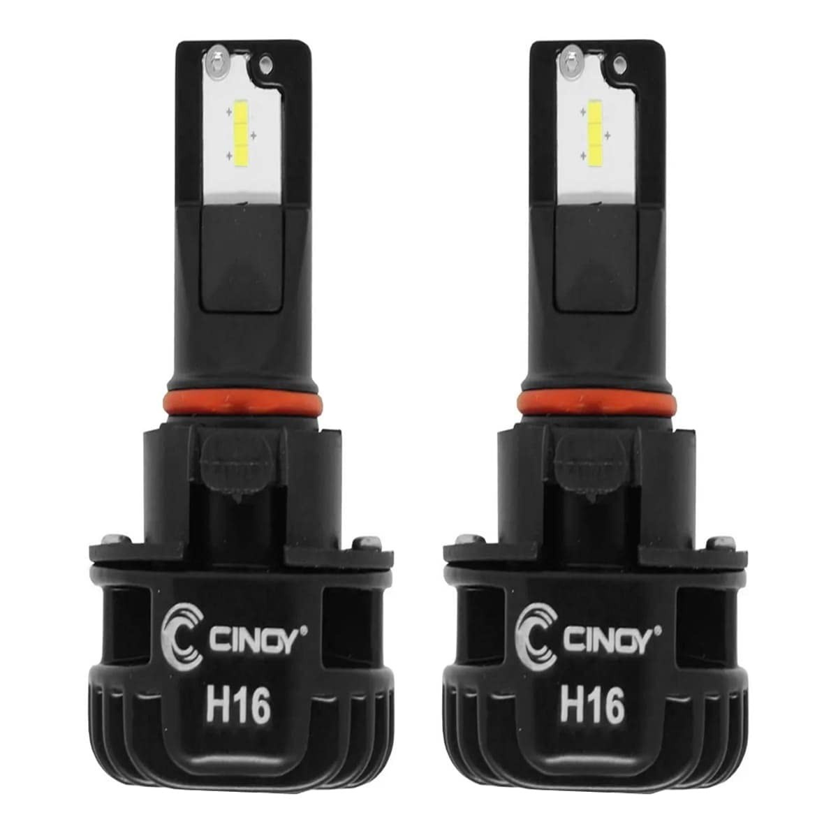 Kit Lâmpada Super LED Cinoy H16: Iluminação Potente 6000 Lumens 6500K