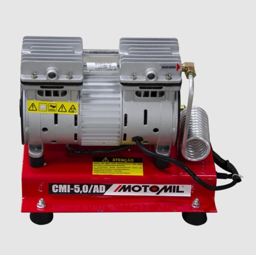 Motocompressor Ad Isento de Óleo Motomil CMI-5,0 AD - Potência e Eficiência 127V