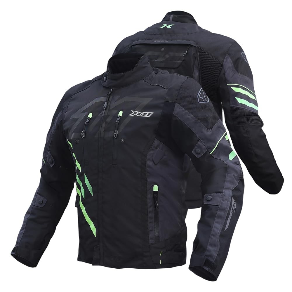 Jaqueta X11 Iron 3 Sporadic Masculina Imperme?vel Motociclista Com Bolsos Sa?da de Ar