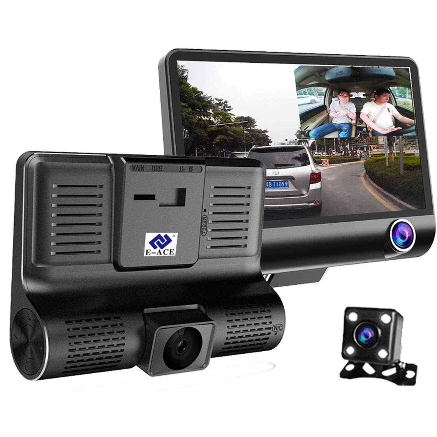 Kit 3 Câmeras Veicular Full HD: Segurança Completa para Seu Carro