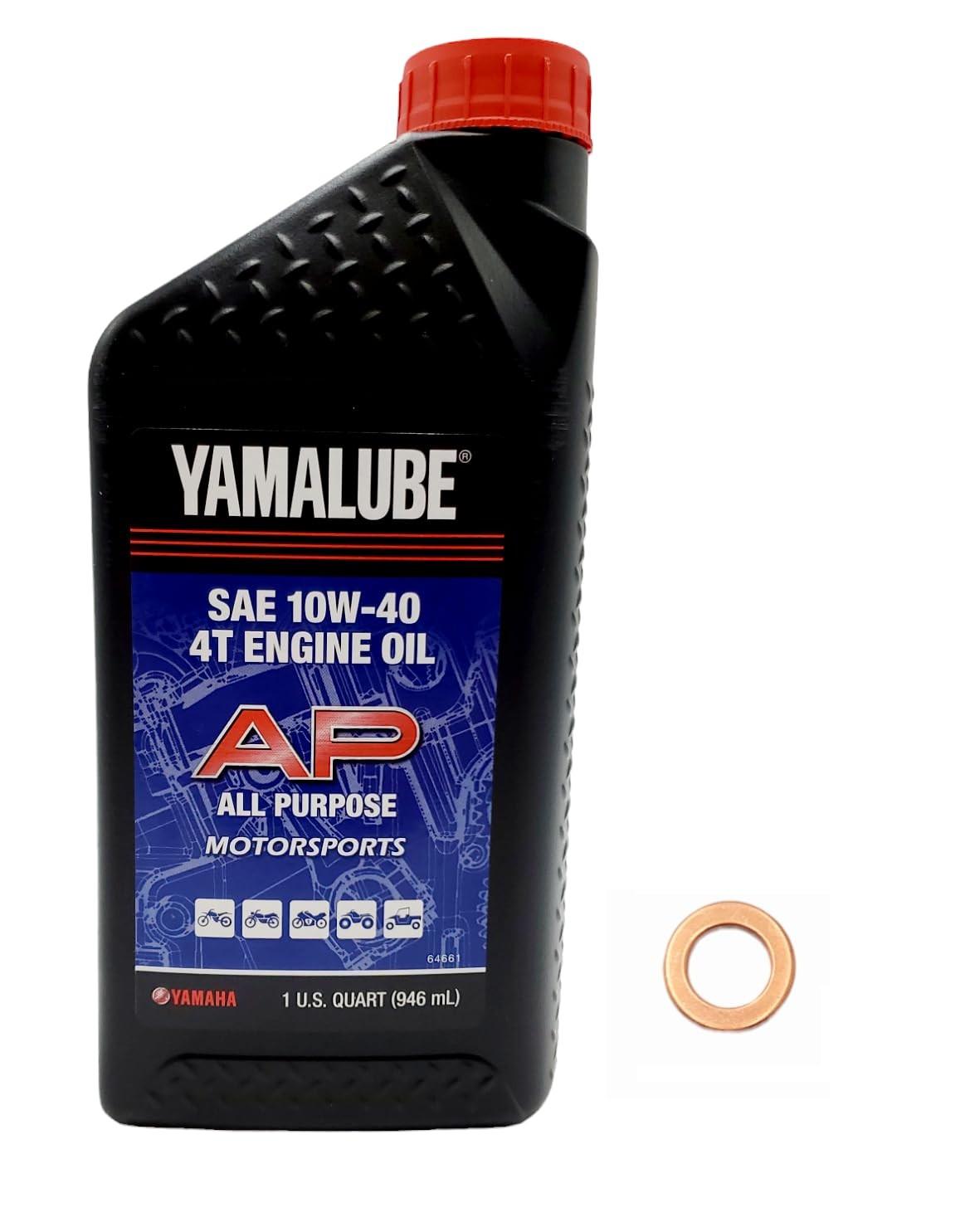 Kit Completo Óleo Manivela/Transmissão Yamaha YZ 65/80/85 (97-24) + Arruela OEM