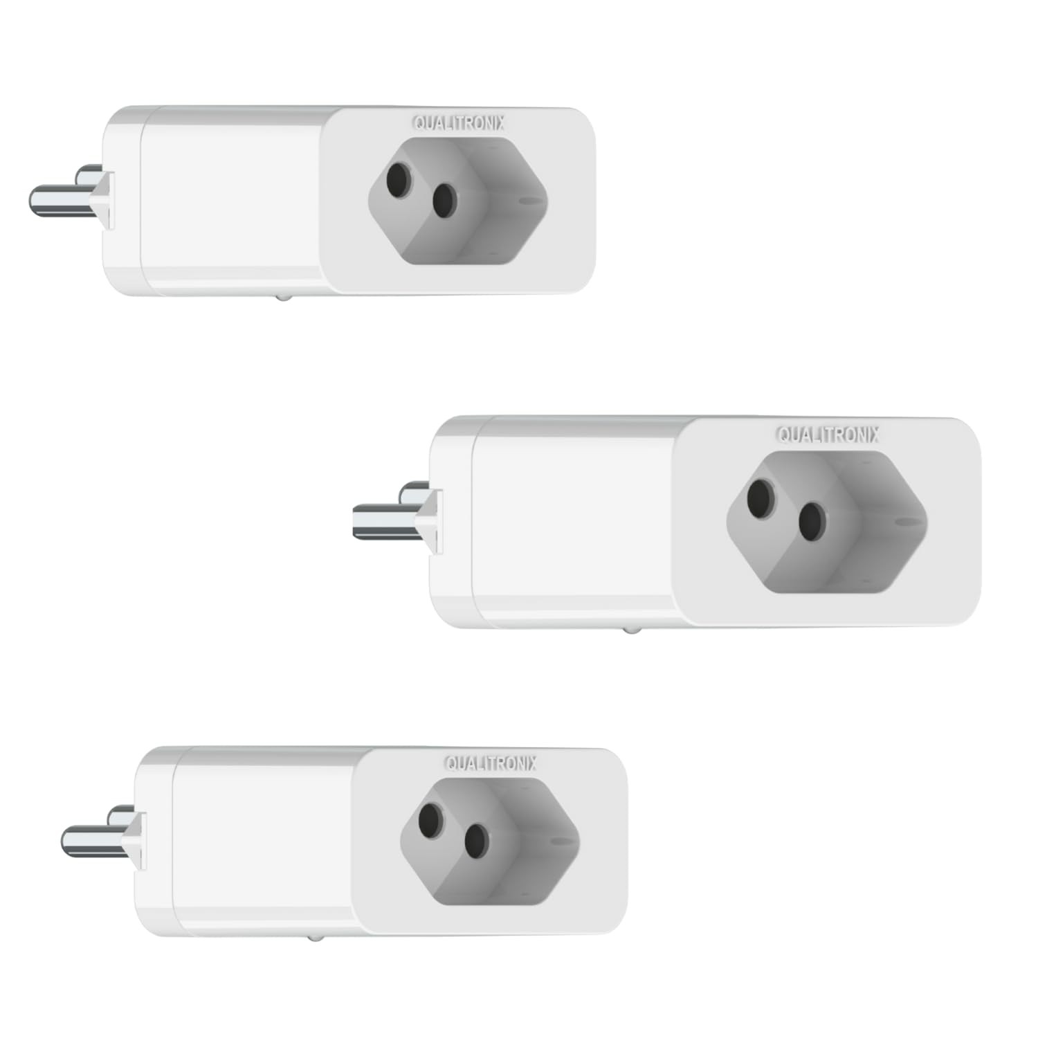 KIT 3 Protetores de Rede Qualitronix 20A Bivolt: Segurança Total contra Raios e Surtos para Seus Eletrônicos