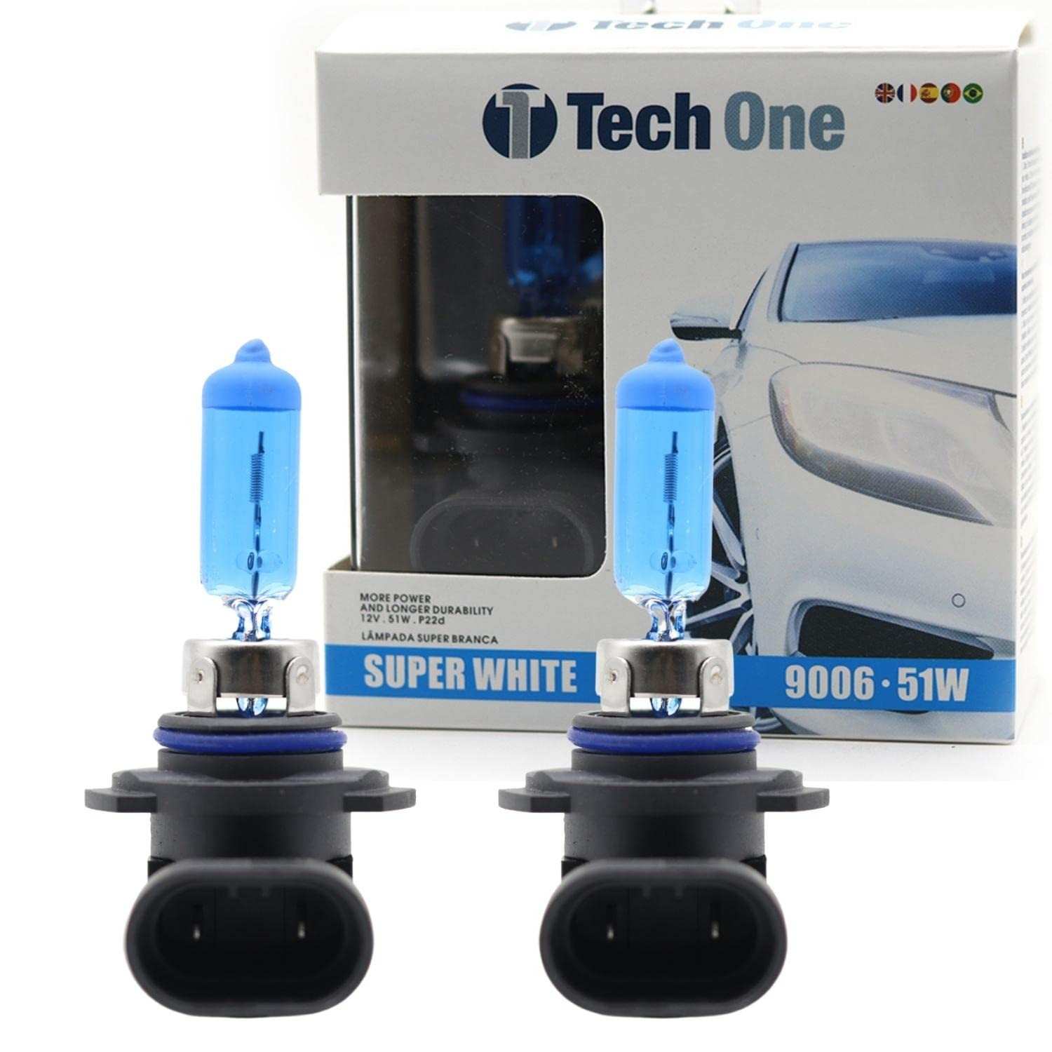 Lâmpada Super Branca 9006 HB4 8500K 51W Tech One: Iluminação Premium para Seu Carro