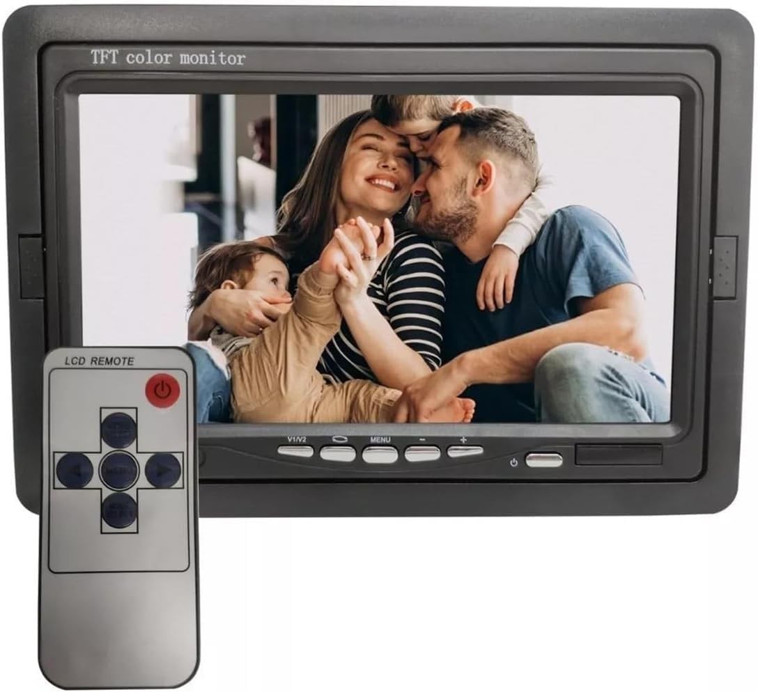 Tela Monitor Veicular 7" TFT LCD HD - Conforto, Segurança e Entretenimento na Sua Viagem