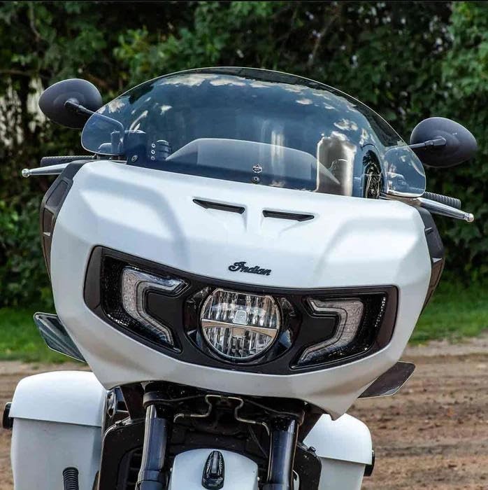 Tela de Para-brisa Premium para Indian Pursuit e Challenger Dark Horse Limited