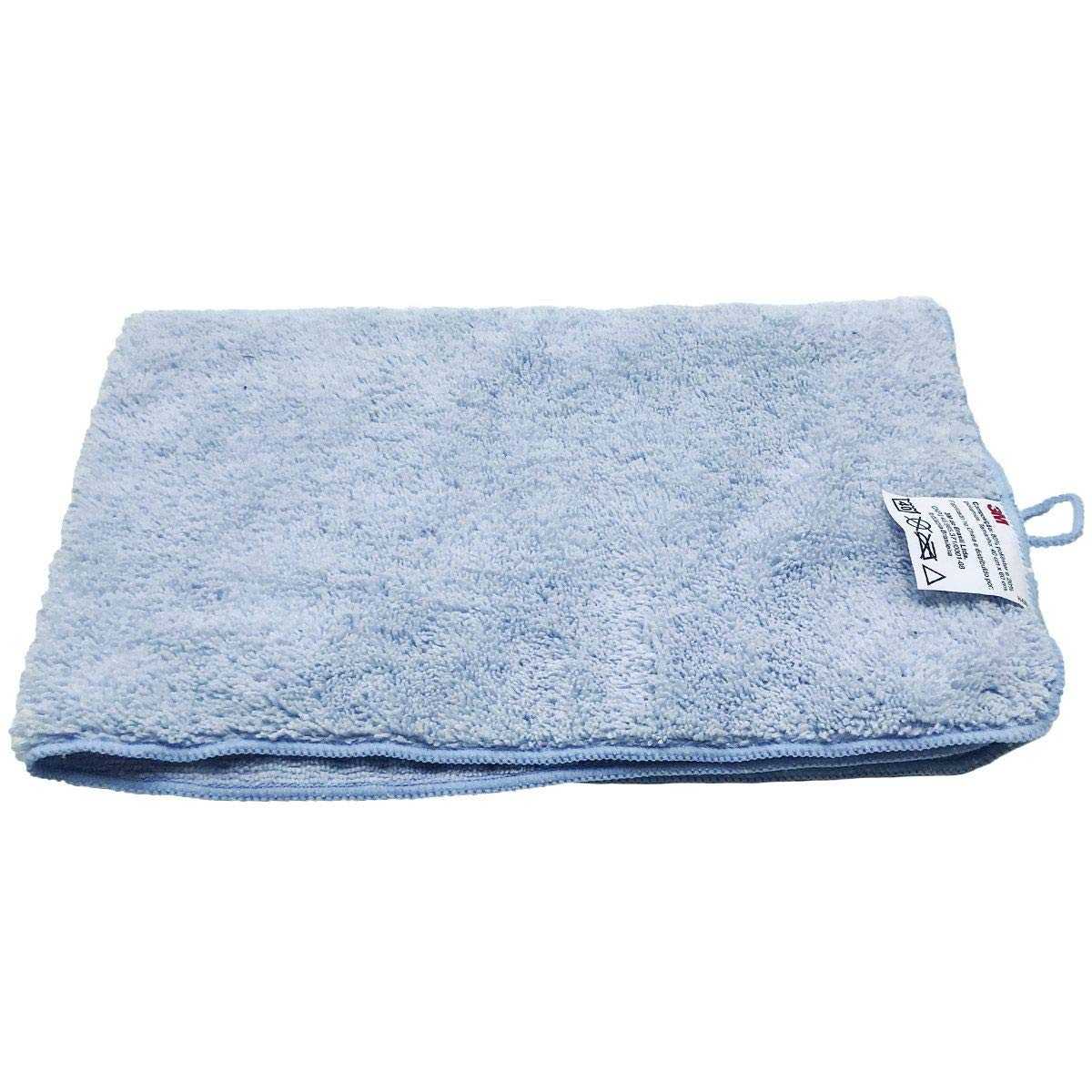 Flanela de Microfibra Azul 40x60cm - Ultra Macia e Absorvente para Limpeza e Cuidados Diários