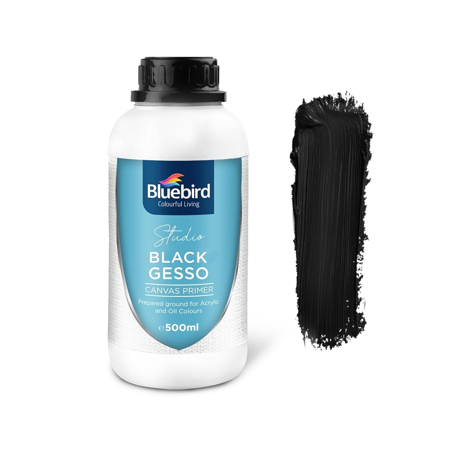 Gesso Líquido Acrílico Bluebird 500ml: Preparação Perfeita para Suas Obras de Arte