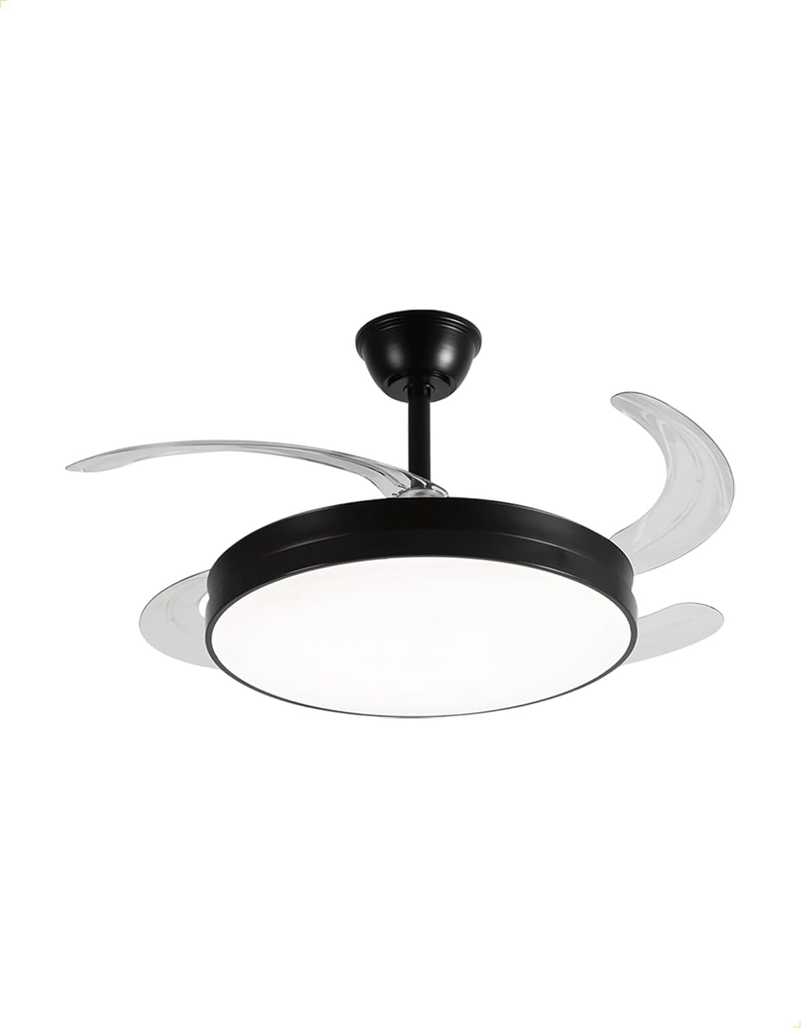Ventilador de Teto Plafon LED Opus Air Lite Retrátil com Controle Remoto – 60W, 3 Temperaturas de Luz, Bivolt, Silencioso