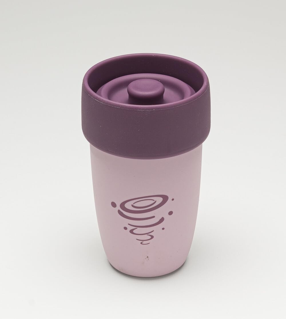Copo de Treinamento em Silicone 360° 240ml Twibex Lilás - Seguro, Antivazamento e Livre de BPA