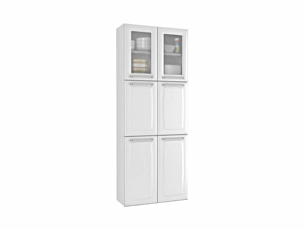 Paneleiro Duplo Max com Vidro Luce 6 Portas Itatiaia – Organização Moderna para Cozinhas