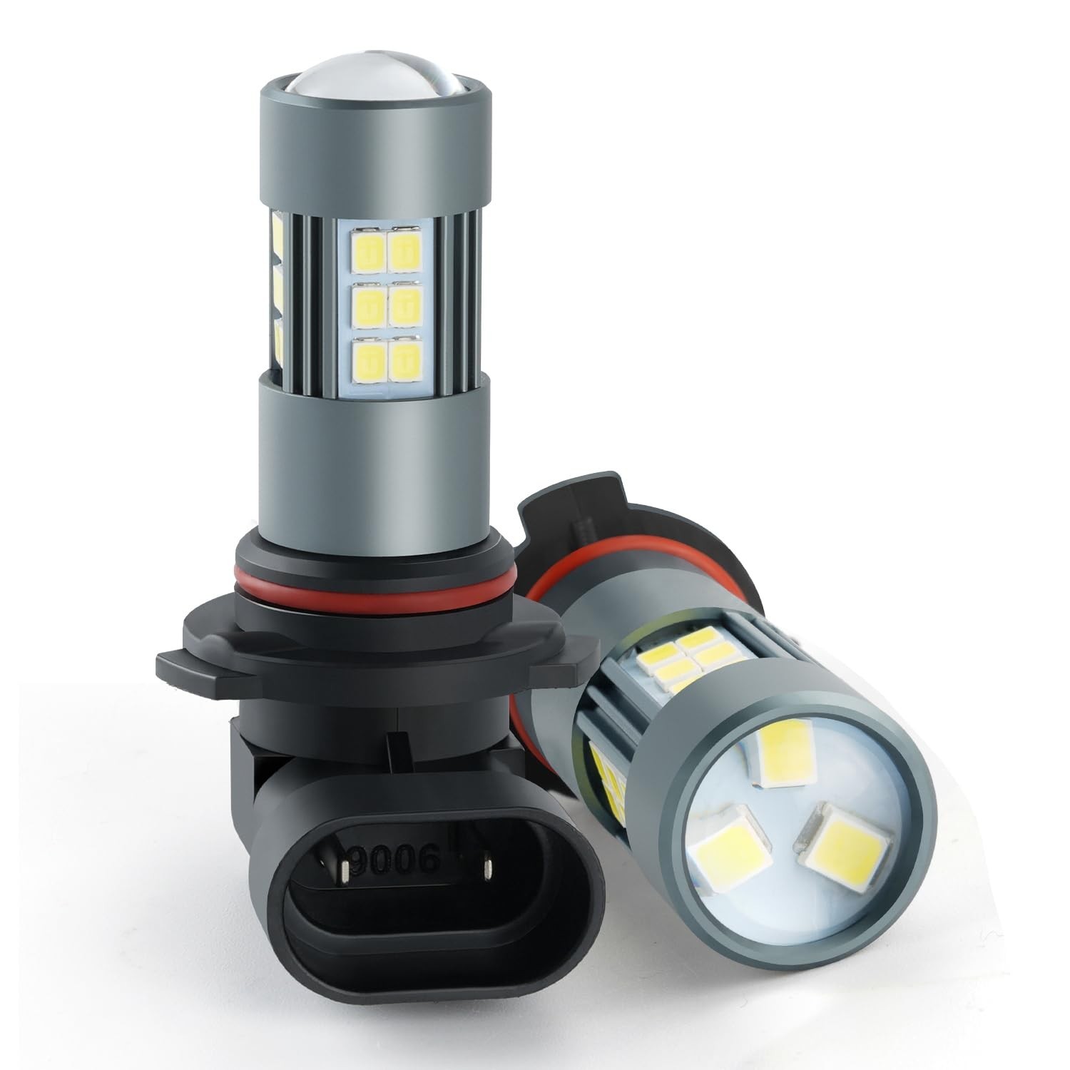 Luzes de Neblina LED HB4 9006: Iluminação Super Brilhante 6500K Branco Frio (Pacote com 2)