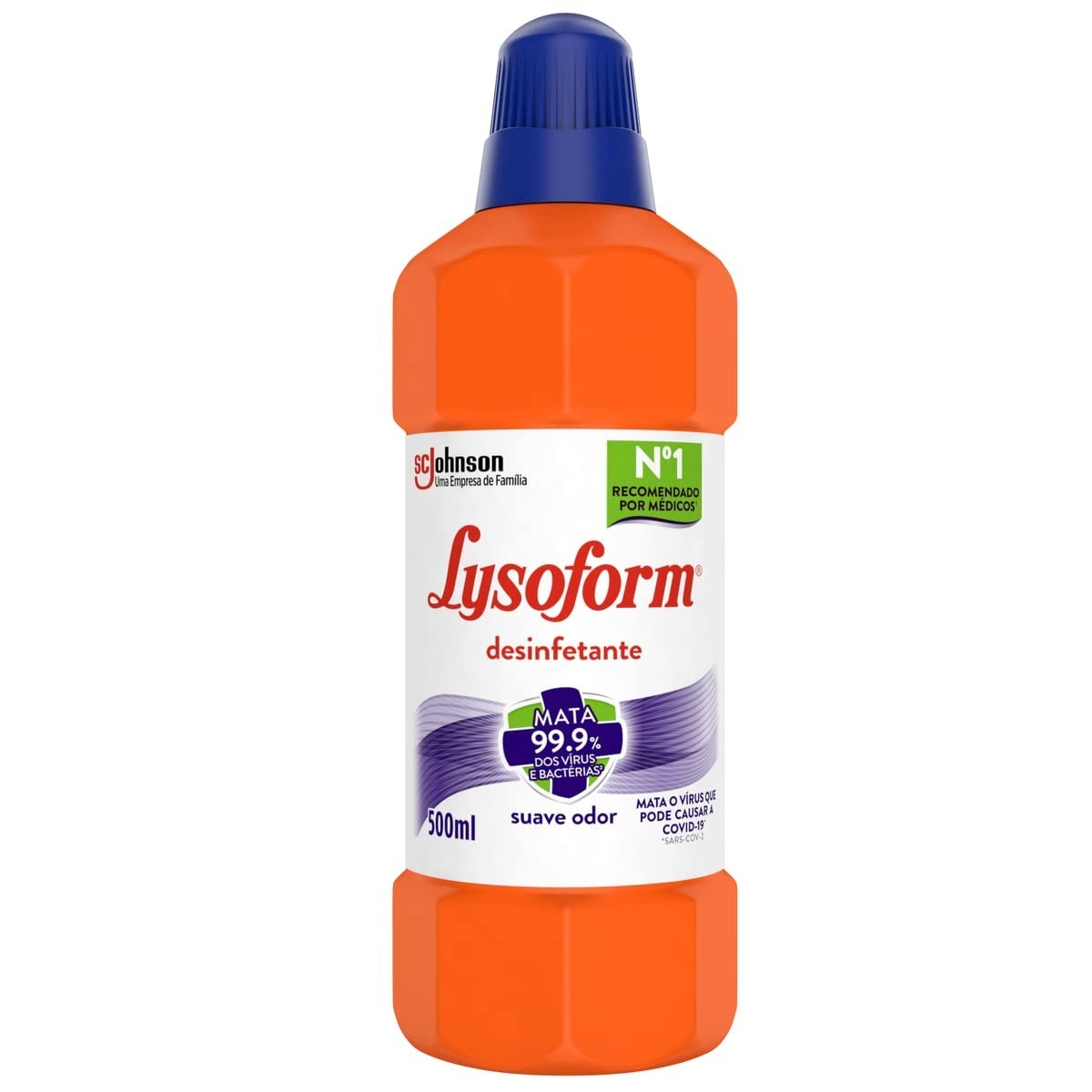 Lysoform Suave Odor - Desinfetante Líquido 500ml para Limpeza Profunda e Segura
