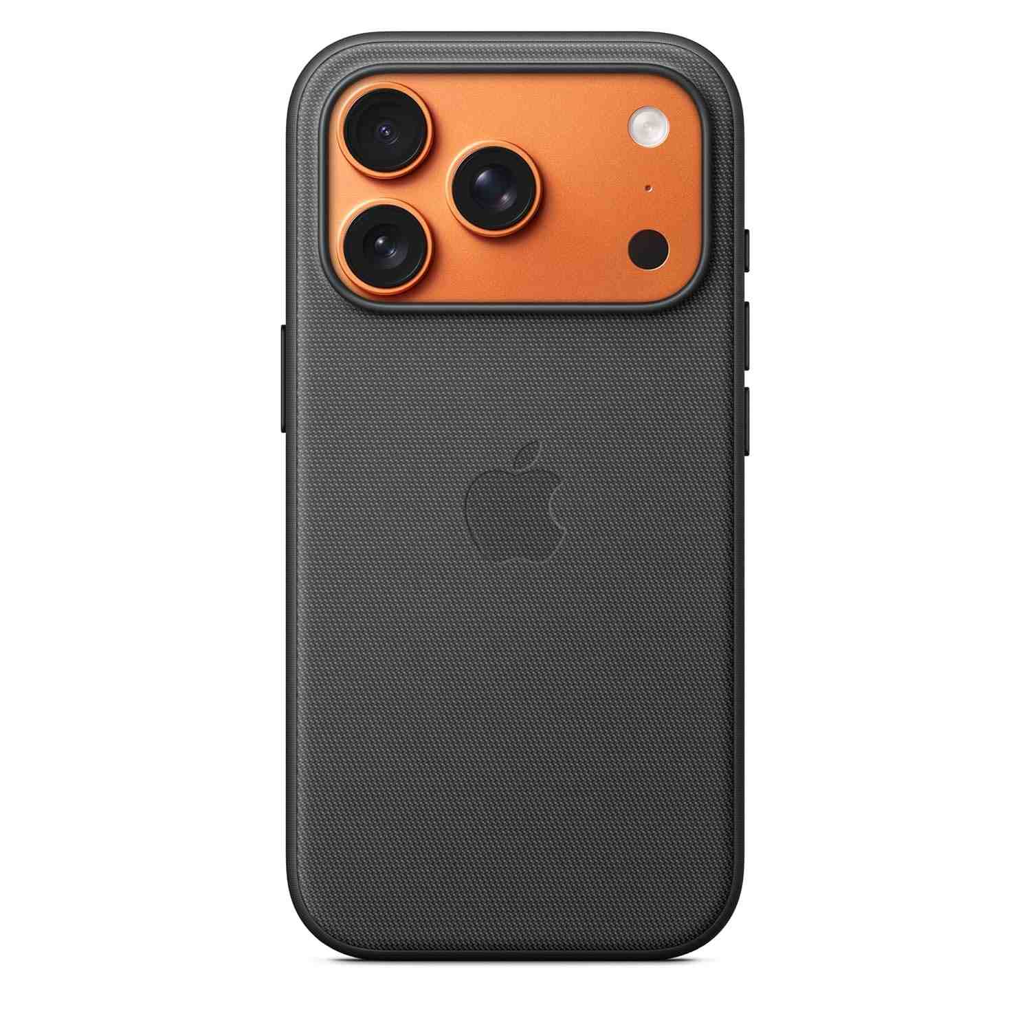 Capa Apple TechWoven com MagSafe para iPhone 17 Pro – Elegância e Proteção em Preto