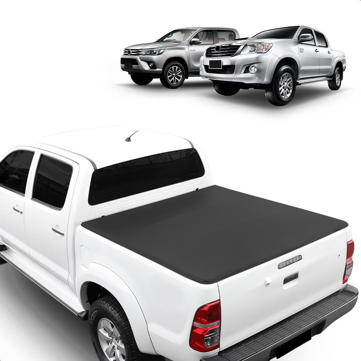 Capota Marítima Flash Force para Toyota Hilux Cabine Dupla (2005-2015) - Proteção e Estilo