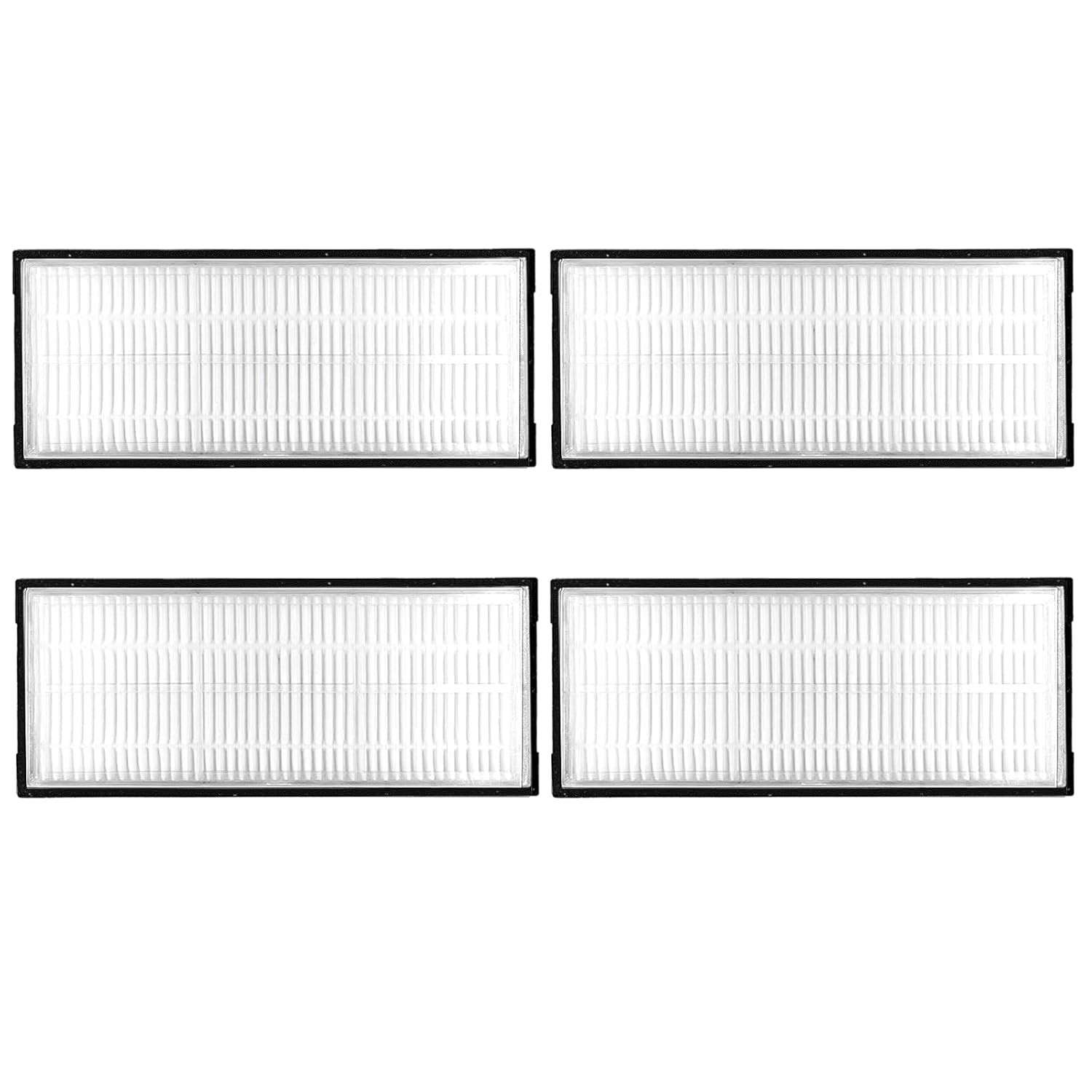 Pacote com 4 Filtros HEPA Laváveis para Roborock S8/S8+/S7/S7+ Max Series - Alta Eficiência e Fácil Manutenção