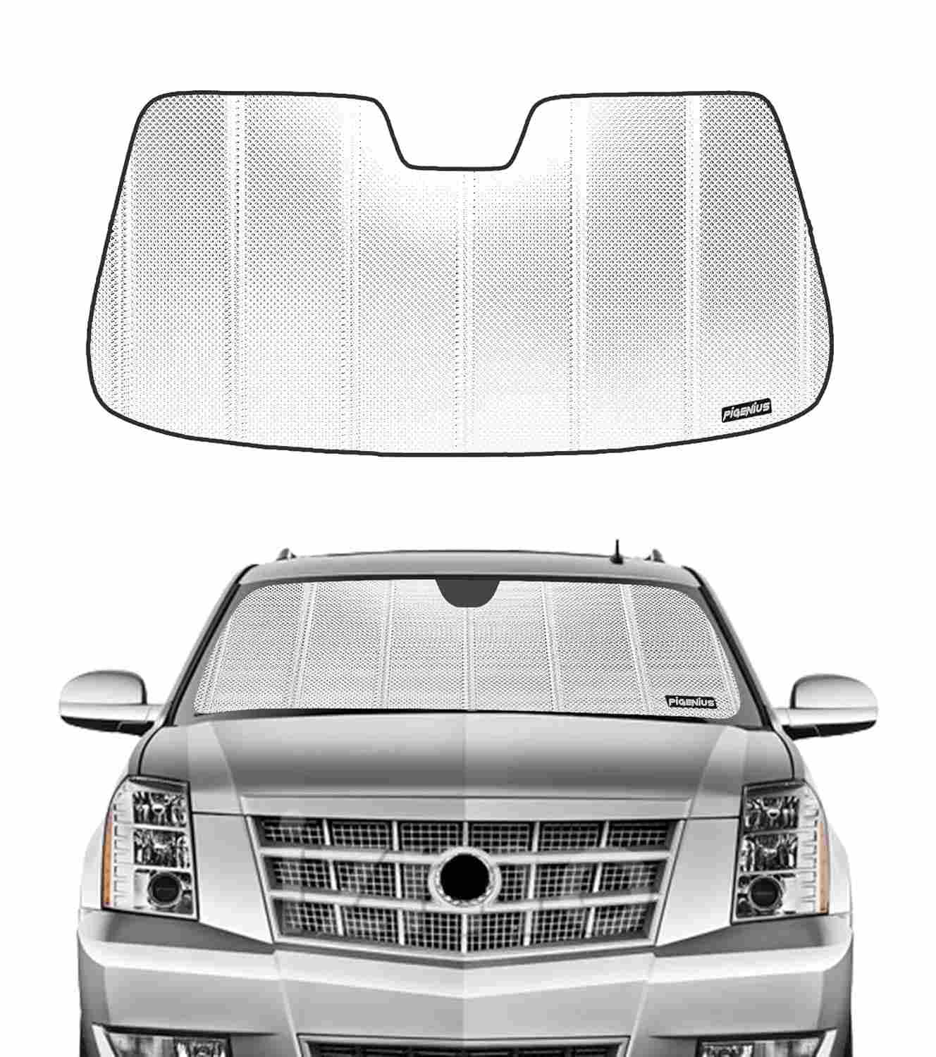 Para-brisas Refletivo Alumínio para Cadillac Escalade 2007-2014 | Proteção Solar Máxima 2024