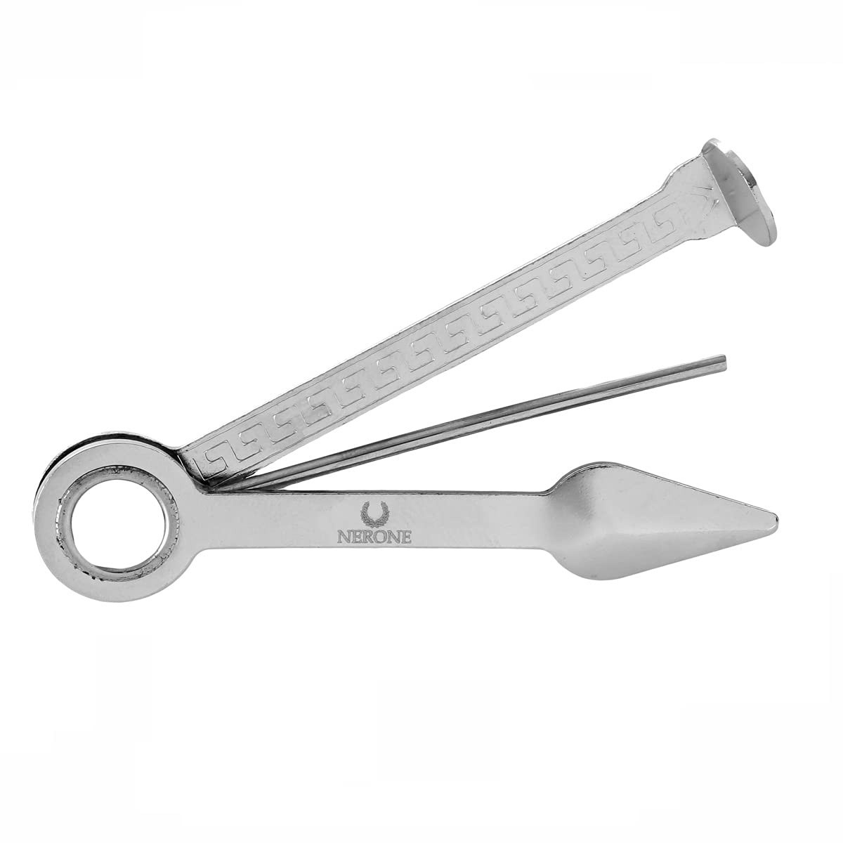 Limpador Multiuso para Cachimbos 3x1 NERONE Capsule - Metal Prata