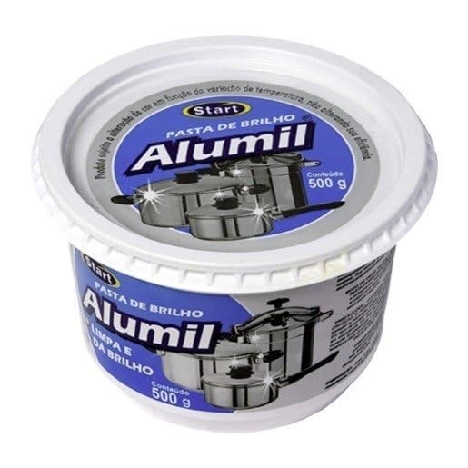 Sabão Pasta Alumil Limpa e Brilho Multiuso Start 500g - Limpeza Profunda e Brilho Duradouro