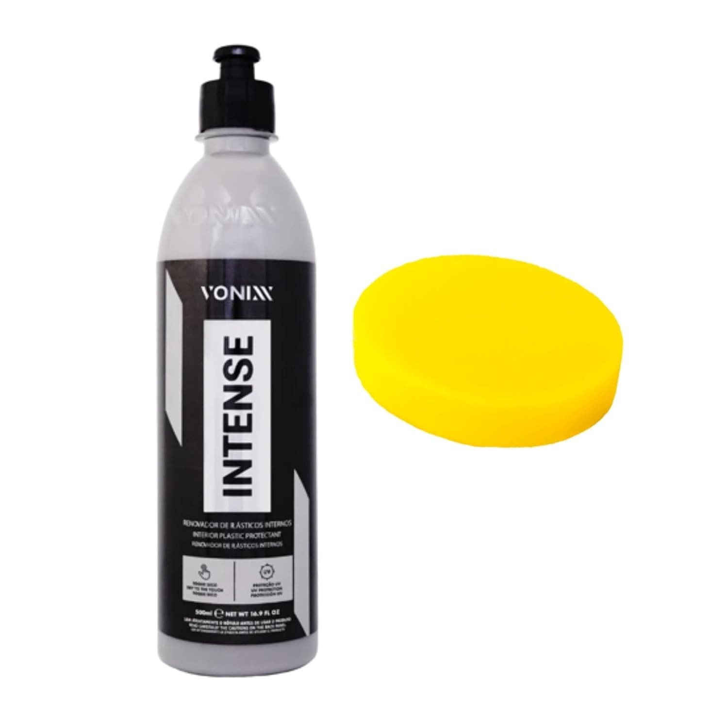 Vonixx Intense 500ML: Renove Seus Plásticos Internos com Acabamento Natural e Duradouro + Espuma Aplicadora